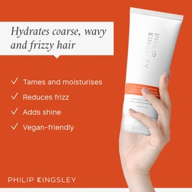 Philip Kingsley Re-Moisturizing Conditioner Hydrating and Nourishing for Curly, Frizzy, Wavy, Dry Hair, Hydrates, Tames, and Smooths, 200ml