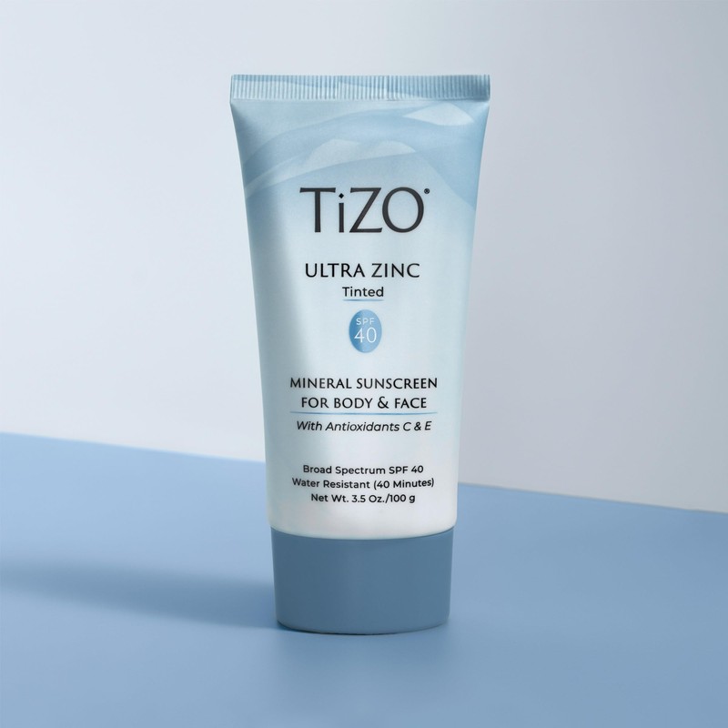 TIZO Ultra Zinc Body Face Sunscreen Tinted SPF 40, 3.5