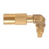 Propane Refill Adapter 9/16 to 1/4 Compact Connection Good Sealing