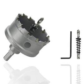 Rannb 2.68"/68mm Hole Saw Carbide Tipped Hole Saw for Cutting Stainless Steel Plate, Iron, Steel