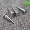 SUPVOX 20pcs Killer Rivets Decorative Studs Gothic Metal Spikes DIY
