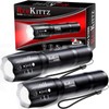 REHKITTZ Torch, Torches Led Super Bright 2000 Lumen (2 Pack),