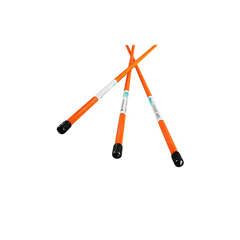 Golf Alignment Sticks - 48" Orange Alignment Sticks Training Aid