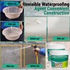 Qiveaory 2Gal/256Fl.oz Transparent Waterproof Coating Invisible Waterproof Agent Set with