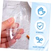 Totority 20pcs Clear Half Sphere Plastic Domes for Crafts Durable