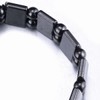 VIKI LYNN 2 Pcs Hematite Magnetic Bracelets for Women and