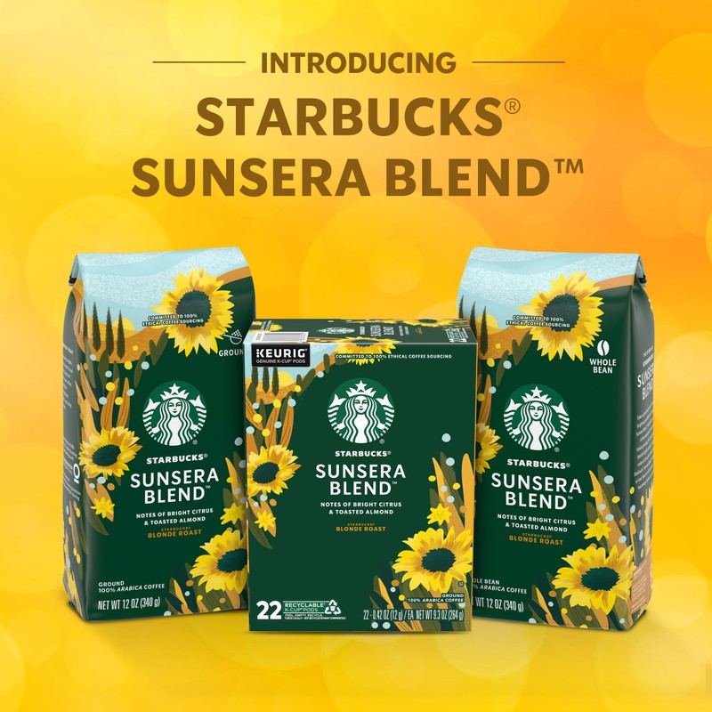 Starbucks Whole Bean Coffee, Sunsera Blend, 100% Arabica, 2 Bags,
