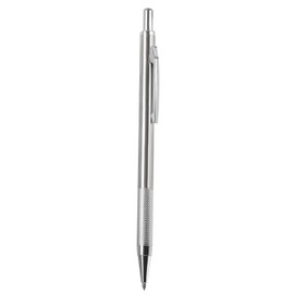 HARFINGTON Tungsten Carbide Tip Scriber with Clip Retractable Pen Etching Pen Carve Engraver Cutting Tools for Metal Glass Ceramics Marble, Silver Tone