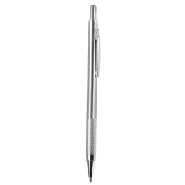 HARFINGTON Tungsten Carbide Tip Scriber with Clip Retractable Pen Etching Pen Carve Engraver Cutting Tools for Metal Glass Ceramics Marble, Silver Tone