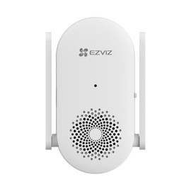 EZVIZ Indoor WiFi Chime CH1 | 0-72dB Adjustable Volume, 20 Ringtones, Plug-in Installation, APP Control, Built-in Siren, Smart Home Chime for Wireless Video Doorbell EP3x Pro