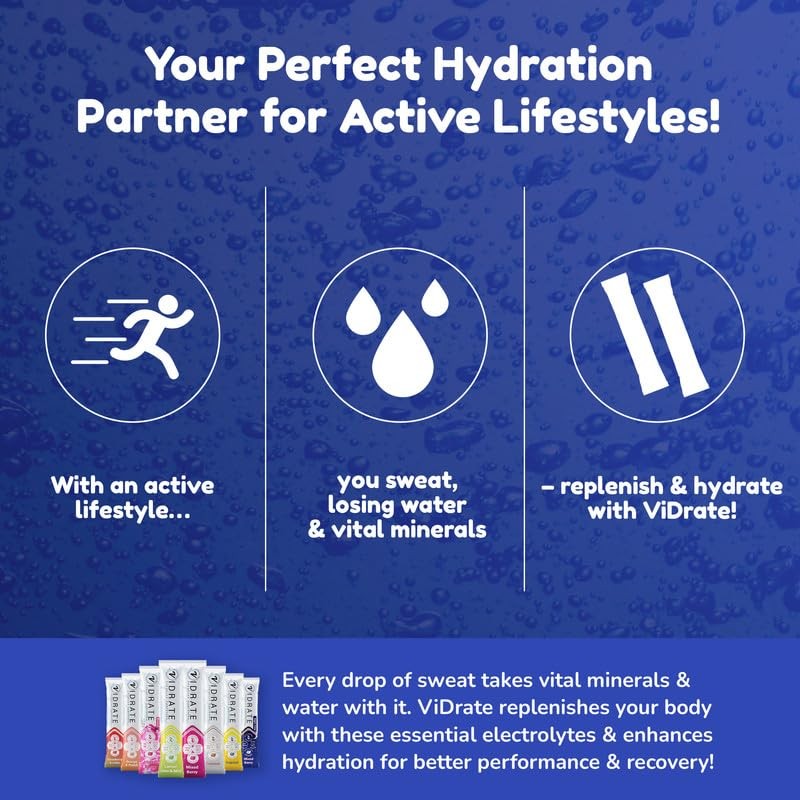 Electrolytes Powder - Hydration Sachets Packed with Vitamins - Zero