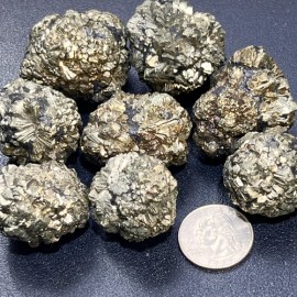 Marcasite Crystal Nodules Iron Pyrite Large Gold Nugget Rough Raw Wholesale - 3 Pounds (Wholesale)
