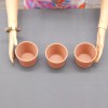 1/6 Scale Set of 3 Succulent Planters Small Pots Terracotta