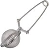 Silver Long Handle Loose Leaf Snap Ball Tea Infuser Spoon