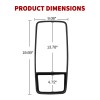 LEDKINGDOMUS Right Passenger Side Mirror for 2008- 2023 ISUZU NPR