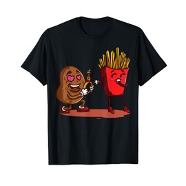 Cartoon Characters Food For Kids Fun Fast Food T-Shirt