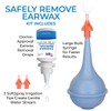 WaxBgone Earwax Removal Kit with Drops, Large 2-oz Ear Bulb