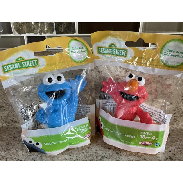 Playskool Sesame Street Friends Mini Figures Set Of 2 -