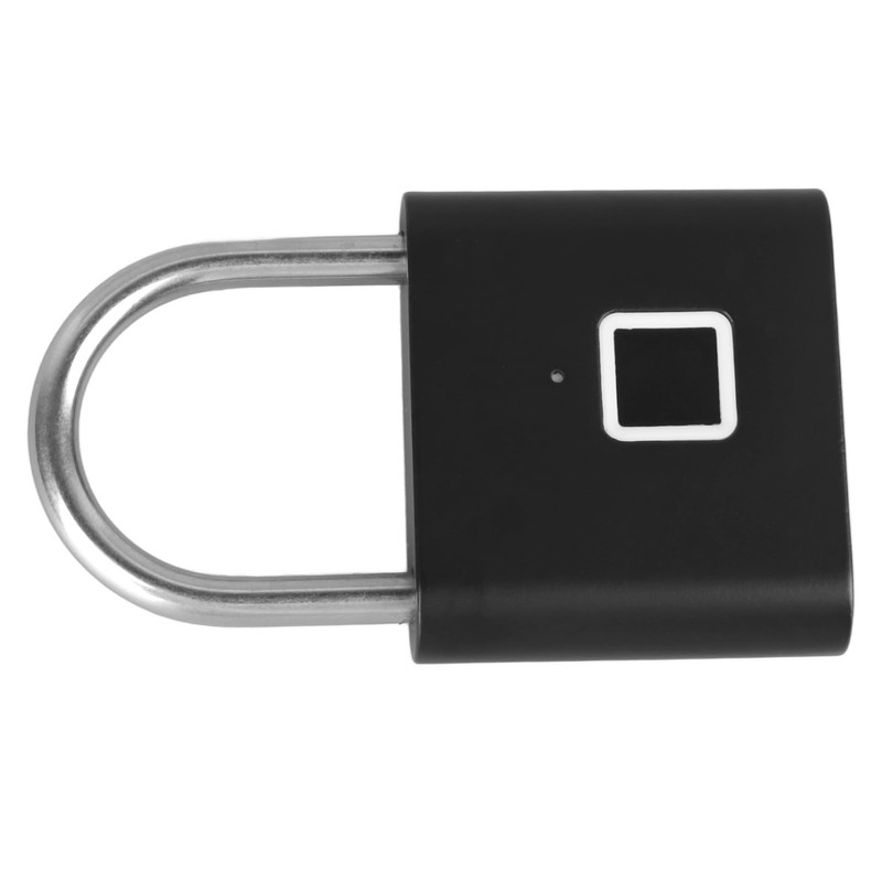 Electronic Lock, Waterproof Biometric Fingerprint Padlock for Locker for Gym