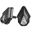 2 Pieces Sequential Motorcycle Flush Mount LED Turn Signals Blinker