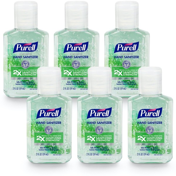 PURELL Advanced Hand Sanitizer Soothing Gel, Fresh Scent, 2 fl