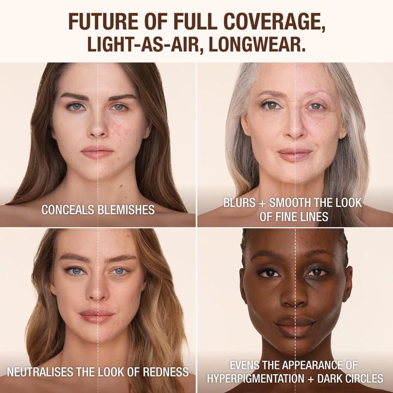 Charlotte Tilbury Airbrush Flawless Matte Foundation - Full Coverage Liquid