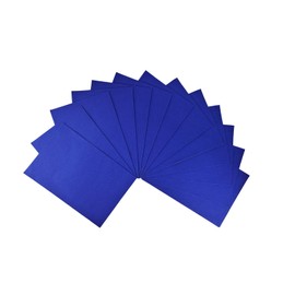 Jtnohx Self Adhesive Felt Sheets, 12 Pieces Felt Fabric with Adhesive Backing, 8x12 Inches Soft Sticky Back Fabric for Art & Craft DIY Project (Dark Blue)