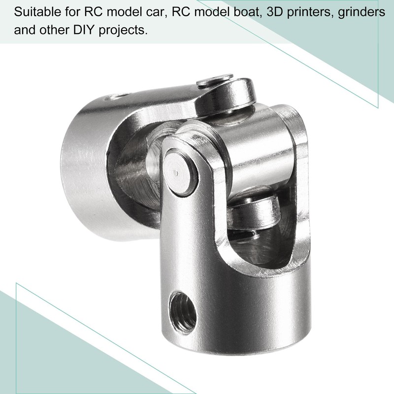 sourcing map 6mm to 8mm Inner Dia Rotatable Universal Joint