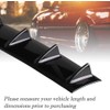 RULLINE 33.5" x5.2" Universal Rear Bumper Lip Diffuser Car Rear