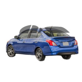 AUTOTEK Precut Windows Tint Film All Sides Cars Sun Blocking Protection Privacy Anti Shatter Glass 2 Ply Film Any Tint Shade kit for Nissan Versa Sedan 2012-2019