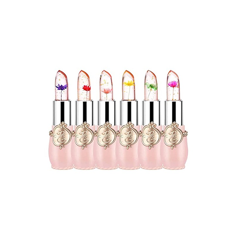 FirstFly - Juego de 6 lápices labiales nutritivos de larga