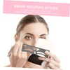 Mikinona 2pcs Eyebrow Shaping Stencils Brow Ruler Template for Accurate