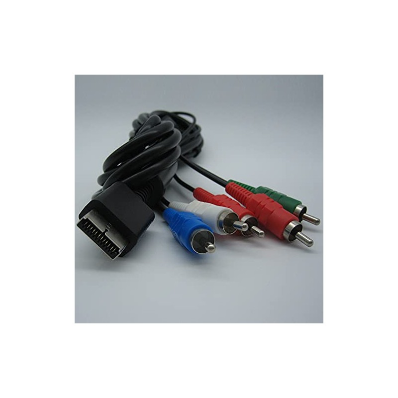 Fahgaer Ypbpr for PS2//Slim HDTV-Ready TV HD Component AV Cable