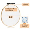 Mr. Pen- Round Dry Erase Board, 11.5” with a Black