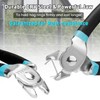 SHALL Bent Hog Ring Pliers Kit with 600pcs Galvanized Hog