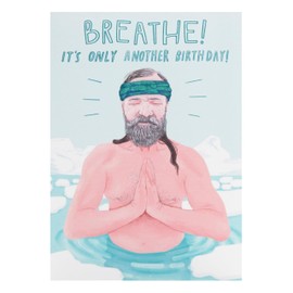 UK Greetings Birthday Card for Him/Her/Friend - Wim Hof Design