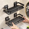 Wall Mounted Bathroom Storage Rack for Shower and Towels –