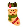 Christmas Stocking | 18'' 3 X Christmas Character Felt Christmas