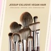 Jessup 15 Piece Professional Makeup Brush Set Makeup Brush Kit