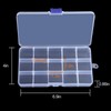KINJOEK 20 Pack 15 Grids Plastic Bead Organizer Containers Storage,