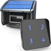 1/4Mile Solar Driveway Alarm System-Up to 50FT Wide Sensor Range