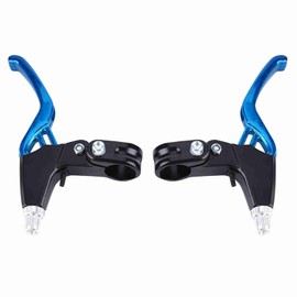 1 Pair Bicycle Brake Lever, Aluminium Alloy Bike Handlebar Universal Brake Handle 2.2cm for Bicycle Cycling Mountain Road Bikes