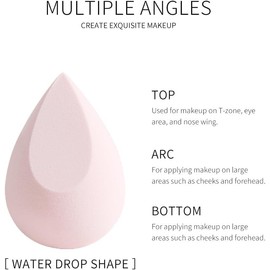 8 PACK Makeup Sponges, Latex Free Wet and Dry Makeup Sponge Makeup Beauty Blenders Wet and Dry Makeup Sponge (Purple)