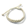 Adjustable Woven Sailor Knot Bracelet - Natural White