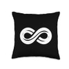 Infinity symbol Throw Pillow