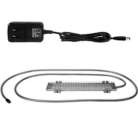 M&M Cage Company - Bird Cage Light with Chew Guard for Hook Bills - Full Spectrum LED Pet Light - Simulates Natural Environment - Safe for Destructive Chewers, Parrots etc. - No Bulbs to Change - 10"