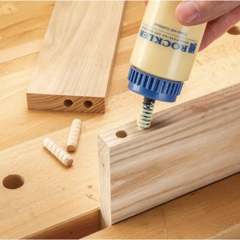 Glue Bottle Silicone Applicator Tips for Dowel Joints -Plastic Collar