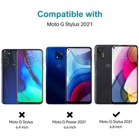 for Motorola Moto G Stylus 2021 NEW Full Coverage Glass Privacy Screen Protector