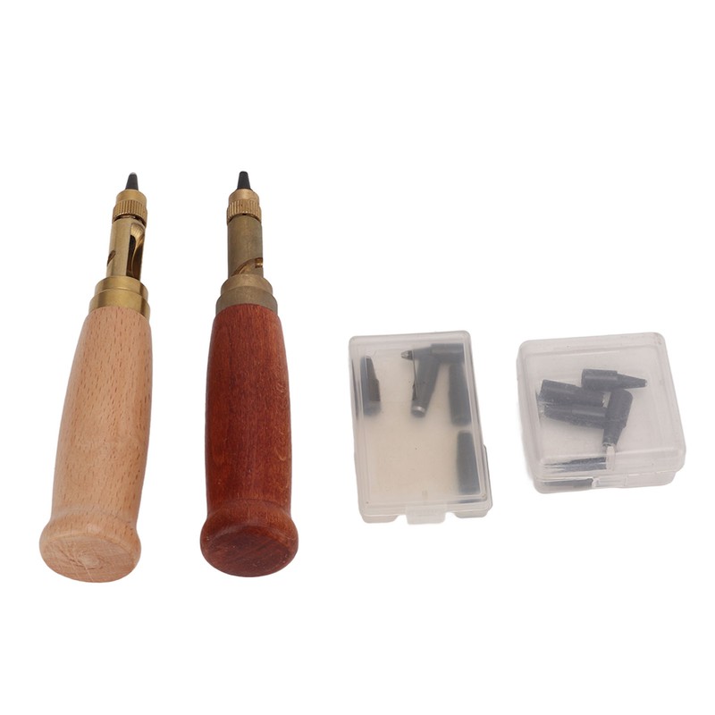 Screw Hole Punch Hardening Heat Leather Screw Punch with 12