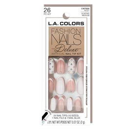 L.A. COLORS Fashion Nails Deluxe, Ritzy CNT658AW